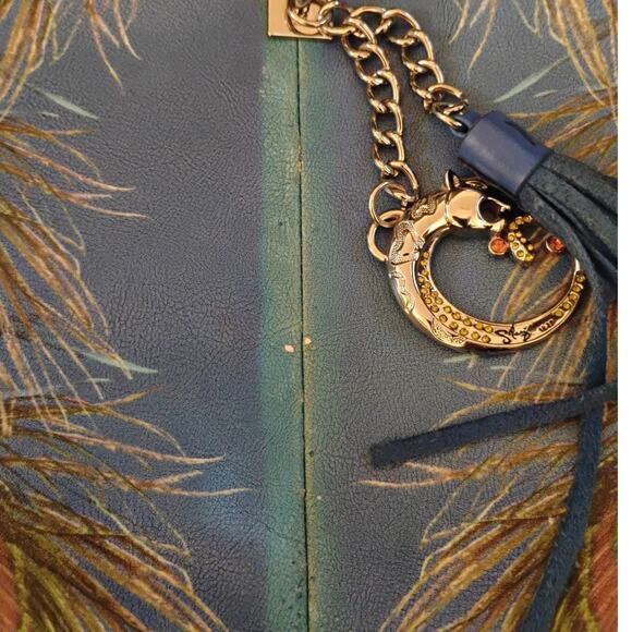 Peacock Handbag Designed in New York By Sharif - Picture 7 of 7